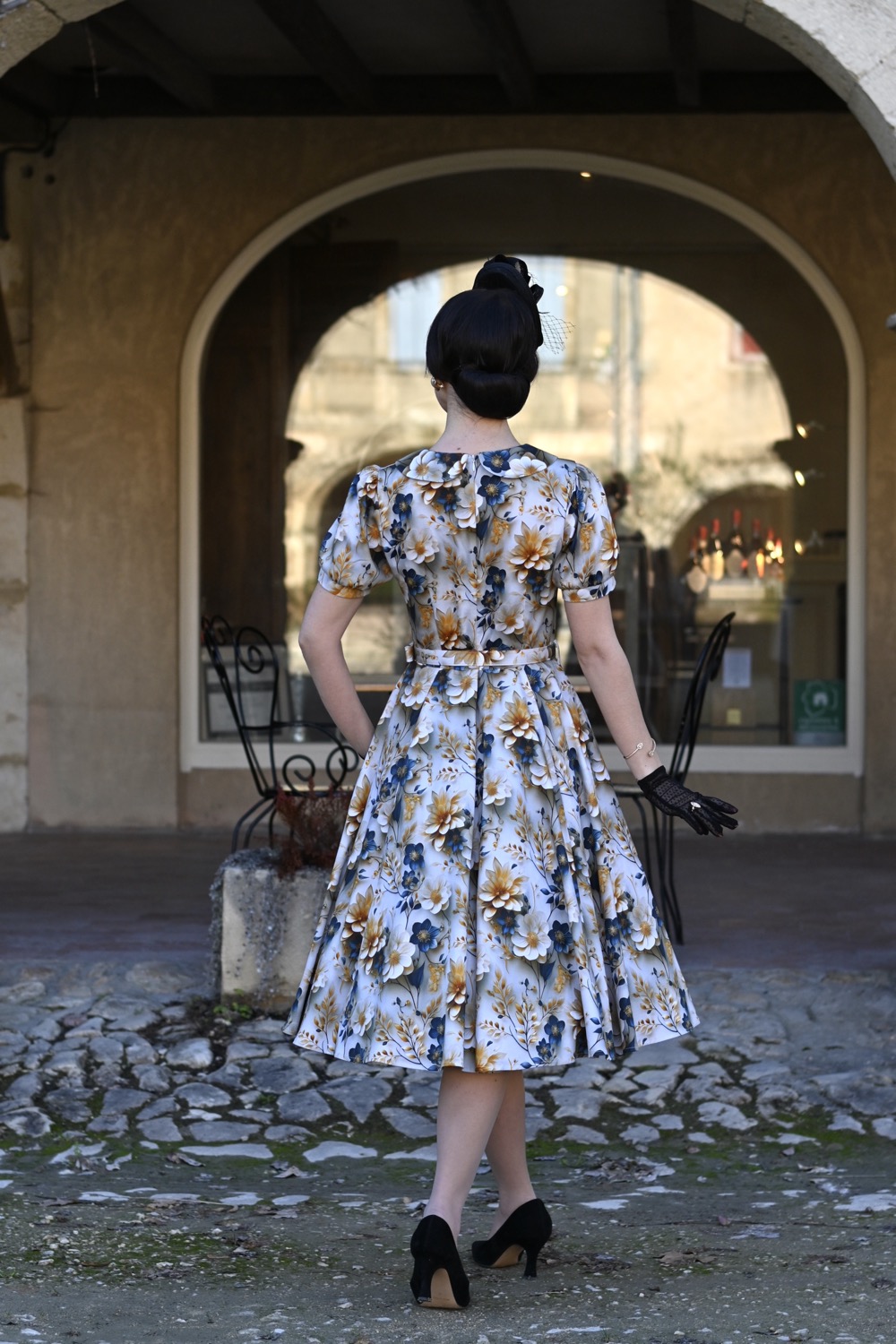 Marigold Meadow Swing Dress